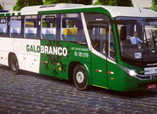 Mod | Marcopolo Audace MB OF-1724 BlueTec 5 padrão Coesa/RJ v2.0 (fase2) – Proton Bus Simulator