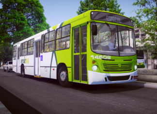 Mod | Ciferal Citmax MB OF-1722M Euro III padrão Verde Bus (fase2) – Proton Bus Simulator