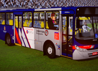 Mod | Caio Apache Vip II MB OF-1721 BlueTec 5 padrão Pirajuçara/SP 2p (fase2) – Proton Bus Simulator