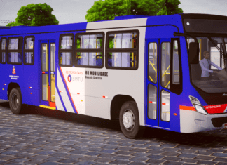 Mod | Marcopolo Torino 2014 MB OF-1721 BlueTec 5 padrão BR Mobilidade (fase2) – Proton Bus Simulator