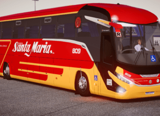 Mod | Marcopolo Paradiso G8 1200 Scania K-400IB 6×2 e K-360IB 4×2 “Leito Total” v2.0 (fase2)