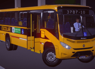 Mod | Marcopolo Senior Midi Escolar Mercedes-Benz OF-1418 Euro III (Fase 2)