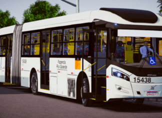 Mod | Caio Millennium BRT II Volvo B340M Padrão Leblon Transportes/PR (Fase 2)