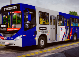 Mod | Comil Svelto 2012 Volvo B270F Euro V Padrão Benfica BBTT/SP (Fase 2)