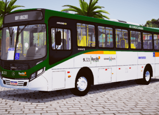Mod | Caio Apache Vip IV Mercedes-Benz OF-1721L Bluetec 5 Padrão Globo Recife/PE (Fase 2)