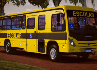 Mod | Neobus Thunder Midi 2022 Volkswagen 15.190 ODR Euro V padrão Escolar (fase2)