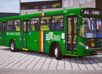 Mod | Caio Apache Vip III Mercedes-Benz OF-1721 Bluetec 5 Padrão São Judas Tadeu (Fase 2)