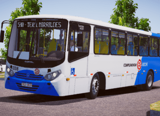 Mod | Comil Svelto 2008 Midi Mercedes-Benz OF-1418 Euro III Padrão Recife/PE (Fase 2)