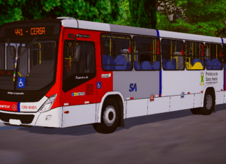 Mod | Marcopolo Torino 2014 Mercedes-Benz OF-1721 Bluetec 6 Padrão Expresso Azulzinho (Fase 2)