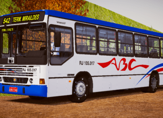 Mod | Marcopolo Torino GV Mercedes-Benz OF-1620 Padrão RJ (Fase 2)