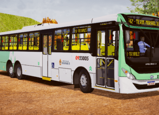 Mod | Mascarello Gran Via 2014 Volvo B270F 6×2 Padrão Manaus/AM (Fase 2)