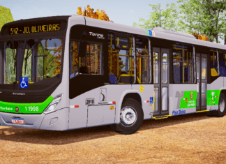 Mod | Marcopolo Torino 2014 Low Entry Volvo B250RLE Euro V Padrão SPTrans (Fase 2)