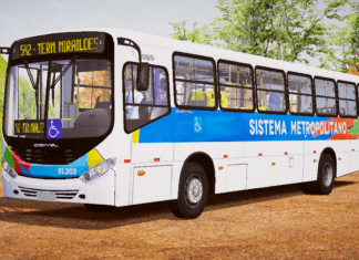 Mod | Comil Svelto 2017 Mercedes-Benz OF-1721 Bluetec 6 Padrão Imperio do Norte (Fase 2)