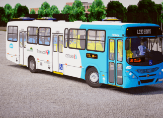 Mod | Marcopolo Torino 2007 Mercedes-Benz OF-1722M Euro III padrão Nova Transporte Vitória/ES (Fase 2)