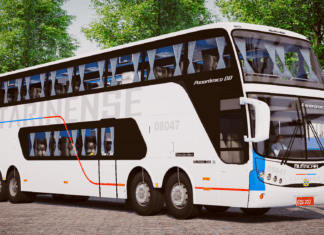 Mod | Busscar Panorâmico DD 8×2 Multi-chassis Mercedes-Benz, Scania e Volvo (fase2)