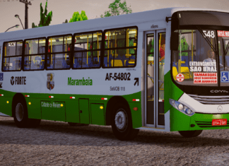 Mod | Comil Svelto 2012 Mercedes-Benz OF-1721 BlueTec 5 padrão Viação Forte Belém/PA (fase2)