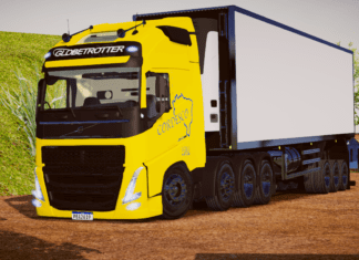 Mod | Volvo New FH 8×4 Eixo Câmara Fria (fase 2)