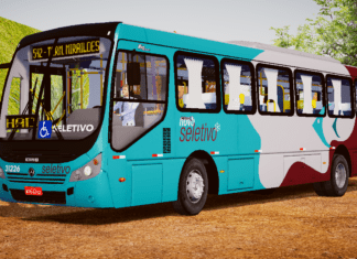 Mod | Caio Foz Super II Mercedes-Benz OF-1722M Euro III Padrão Espirito Santo (Fase 2)