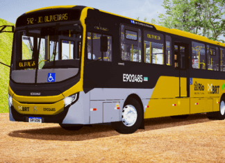 Mod | Caio Millennium V Mercedes-Benz O-500M Bluetec 6 Padrão Mobi Rio (Fase 2)