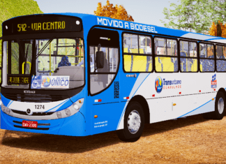 Mod | Caio Apache Vip II Mercedes-Benz OF-1721 BlueTec 5 Padrão Viação Urbana Guarulhos e Vila Galvão v2.0 (Fase 2)