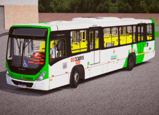 Mod | Marcopolo Torino S Mercedes-Benz OF 1724 & 1724L BlueTec 5 padrão Via Verde e Vega Manaus/AM (Fase 2)