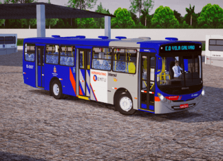 Mod | Caio Apache Vip II Mercedes-Benz OF-1722M Euro III padrão Intersul Santos/SP (Fase 2)