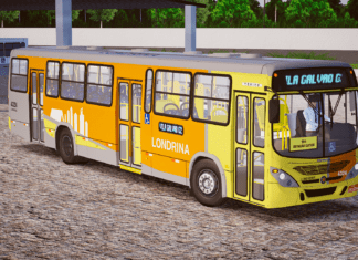Mod | Marcopolo Torino 2007 Mercedes-Benz OF-1721 BlueTec 5 padrão Londrisul Londrina/PR (Fase 2)