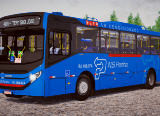 Mod | Caio Apache Vip V Mercedes-Benz OF-1721L Bluetec 5 padrão Nossa Senhora da Penha/RJ (Fase 2)