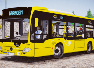 Mod | Mercedes-Benz Citaro C2 K Euro 6 Padrão Carris Metropolitana/Portugal (Fase 2)