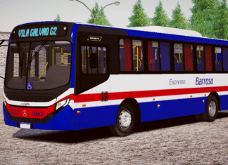 Mod | Caio Apache Vip V Mercedes-Benz OF-1721L Bluetec 5 Padrão Expresso Barroso (fase 2)