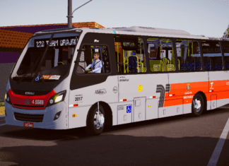 Mod | Caio Foz Micro 2016 Agrale MA 10.0 Padrão SPTrans (fase 2)