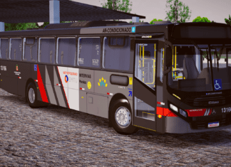 Mod | Caio Apache Vip IV Intercity Mercedes-Benz OF-1724L BlueTec5 padrão Auto Viação Paraíso EMTU/SP (Fase 2)