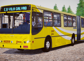 Mod | Caio Apache S21 Volvo B12M Padrão Serrana e Expresso Santa Paula/ES (Fase 2)