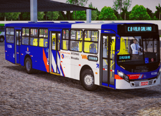 Mod | Caio Apache Vip IV Mercedes-Benz OF-1722M Euro III Reencarroçado padrão Miracatiba EMTU/SP (Fase 2)