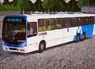 Mod | Marcopolo Torino 2007 Volvo B270F Euro V 6×2 padrão Viação São Pedro Manaus/AM (Fase 2)