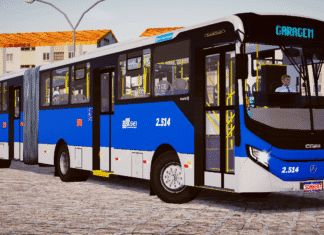 Mod | Caio Millennium V Mercedes-Benz O-500MA Bluetec 6 Padrão Mobibrasil Recife/PE (Fase 2)