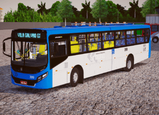 Mod | Caio Apache Vip IV 2018 Mercedes-Benz OF-1721L BlueTec 5 padrão Ansal Juiz de Fora/MG (Fase 2)