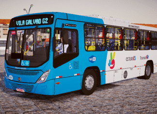 Mod | Marcopolo Torino Plus Mercedes-Benz OF-1721 Bluetec 6 Padrão Transcol/ES (Fase 2)