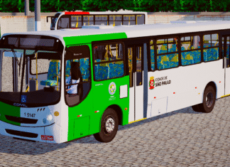Mod | Comil Svelto 2000 Mercedes-Benz OF-1721 Euro II padrão SPTrans (Fase2)