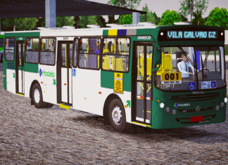 Mod | Caio Apache Vip II Mercedes-Benz OF-1722M Euro III padrão Aracajú/SE (Fase 2)