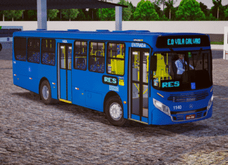 Mod | Caio Apache Vip IV Mercedes-Benz OF-1519 BlueTec 5 padrão ENSCON/MG (Fase 2)