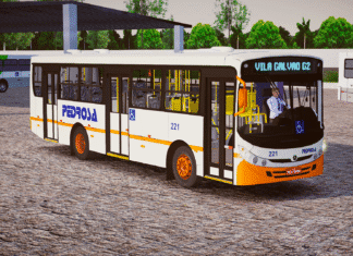 Mod | Caio Apache Vip II Mercedes-Benz OF-1418 Euro III padrão Pedrosa/PE (Fase 2)