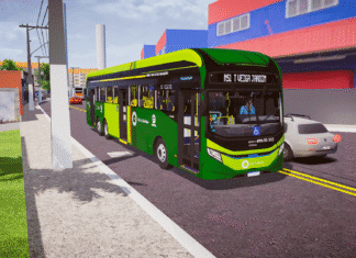 Mod Tráfego AI | Caio EMillennium Scania K310 Eletra padrão BRT Goiânia/GO