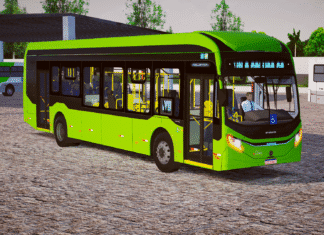 Mod | Caio EMillennium Mercedes-Benz eO500U padrão Veículo de Testes (Fase 2)