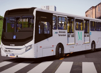 Mod | Caio Millennium V Mercedes-Benz Volvo B250R Euro V Padrão Ligeirinho/PR (fase 2)
