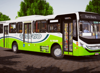 Mod | Caio Apache Vip V Mercedes-Benz OF-1721L Bluetec 6 Padrão Real Rio/RJ (Fase 2)