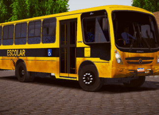 Mod | Caio Foz Super Mercedes-Benz OF-1519R Bluetec 5 Padrão Escolar (Fase 2)