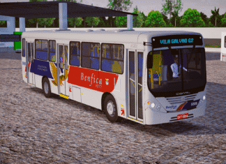 Mod | Comil Svelto 2008 Mercedes-Benz OF-1722M Euro III padrão Benfica BBTT/SP (Fase 2)