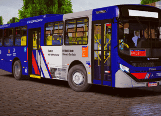 Mod | Caio Apache Vip V Mercedes-Benz OF-1619 Bluetec 6 Padrão BR Mobilidade/SP (Fase 2)