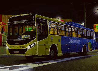 Mod | NATALINO Caio Apache Vip IV Mercedes-Benz OF-1724 BlueTec 5 padrão Vila Galvão e Viação Urbana Guarulhos (fase2)